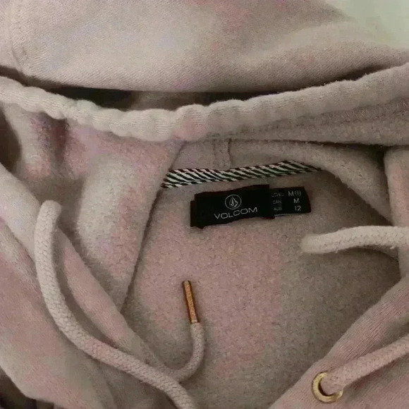 VOLCOM Vol Stone Tie Dye Womens Pink & Blue Hoodie - Picture 5 of 6